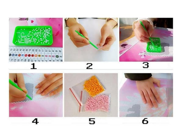 Diamantbroderi snögubbeuppsättning jul 5d