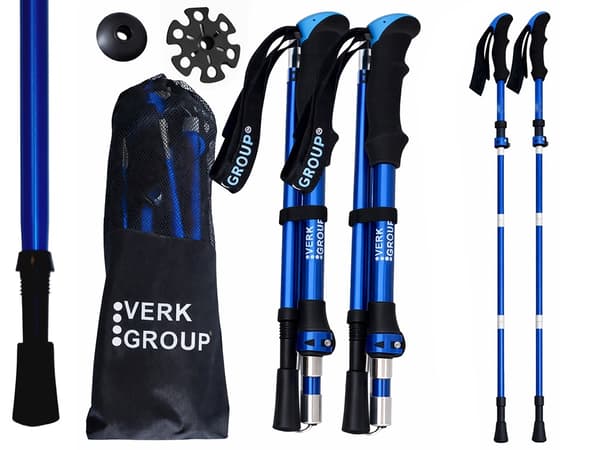 Gåstavar nordic walking set Blue