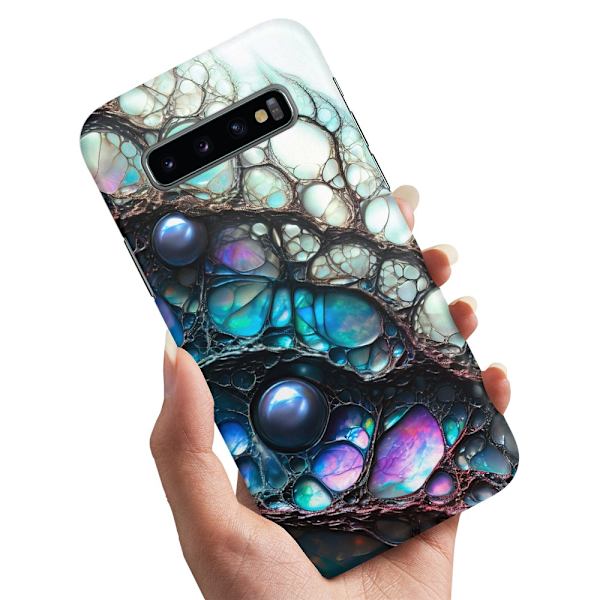 Deksel / Mobildeksel til Samsung Galaxy S10 Plus - Psychedelic
