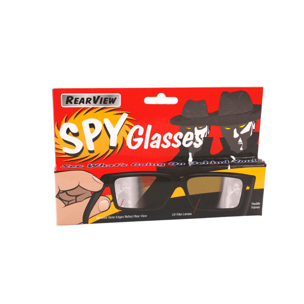 Spionbriller - Se bag dig med spejl - Spionbriller Black