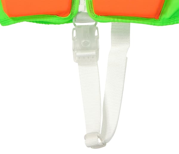 Strooem svømmevest for barn 4-6 år Orange-Lime