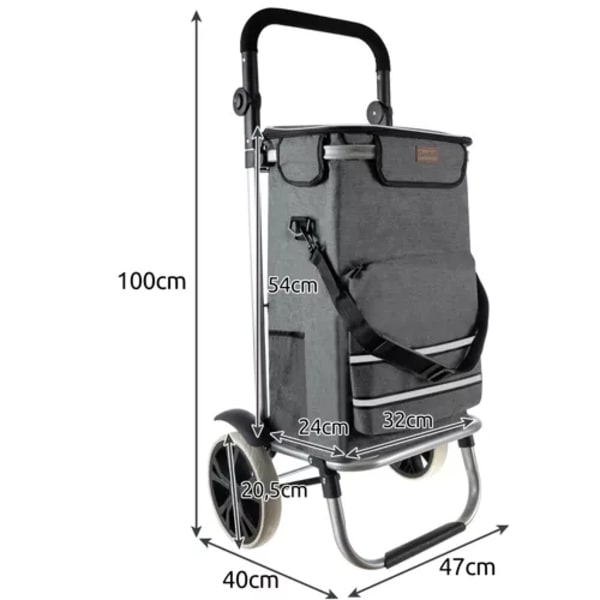 Ostoskärry / Rullakassi - Ostoskärry - 40L