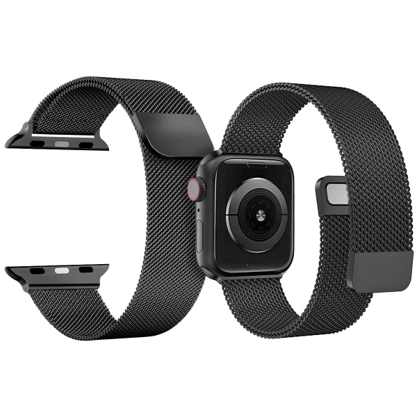 Armband för Apple Watch - Loop Black 42/44/45mm - Svart