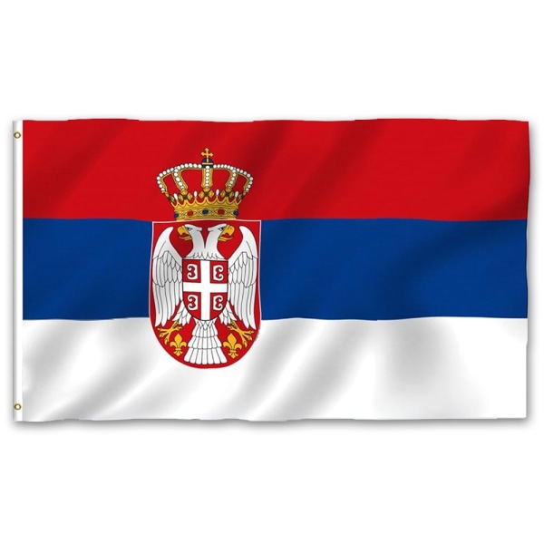 Serbia Flagget - 150 x 90 cm