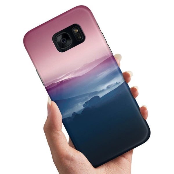 Samsung Galaxy S7 - Kuoret/Suojakuori Värikkäät Laaksot