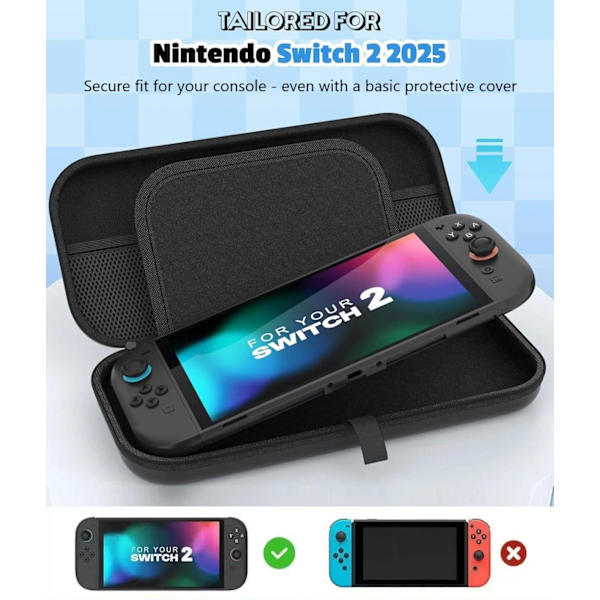 Fodral för Förvaring – Case kompatibel med Nintendo Switch 2