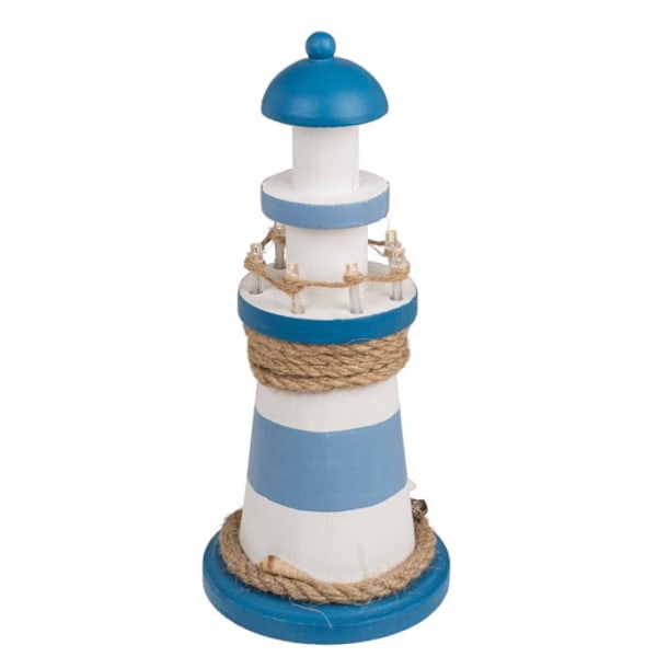 Træfyr - Fyr med LED-lampe Blue