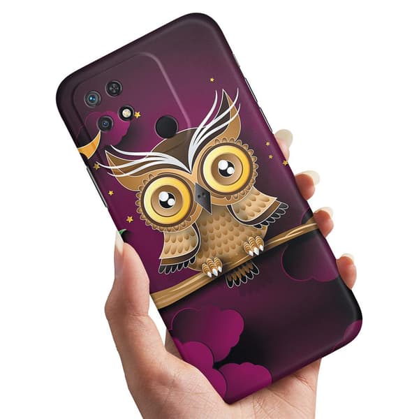 Deksel / Mobildeksel til Xiaomi Redmi 10C - Lysbrun Ugle