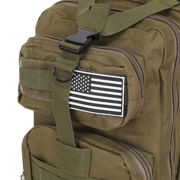 Militärväska / Ryggsäck i Nylon - 26 Liter Grön
