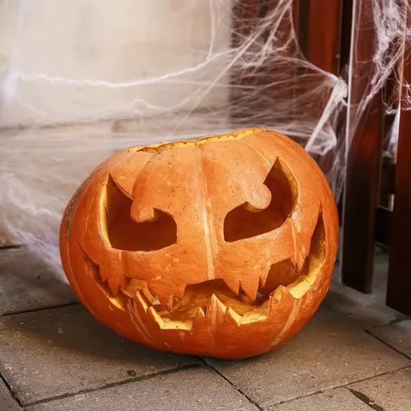 Spindelnät / Halloween Dekoration med Spindlar - 1-Set