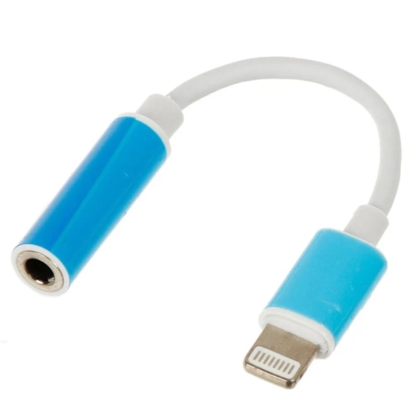 Lightning til 3,5 mm AUX til iPhone / Apple – Høretelefonadapter White