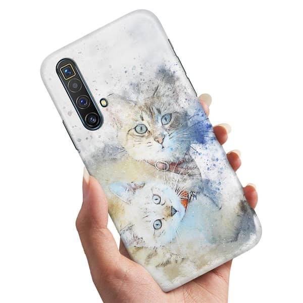 Deksel / Mobildeksel til Realme X3 SuperZoom - Katter