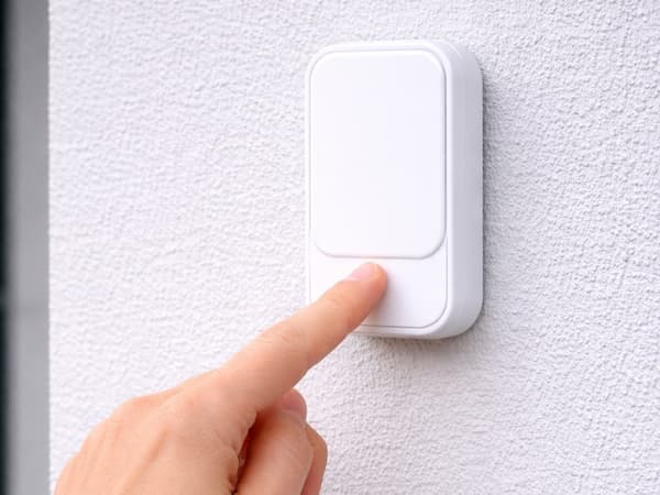 Trådlös dörrklocka kinetisk LED 130 m White