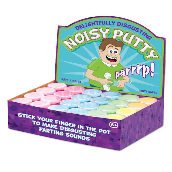 2-Pack - Pruttslime / Prutt Slime / Slajm - Klassiskt pruttljud multifärg