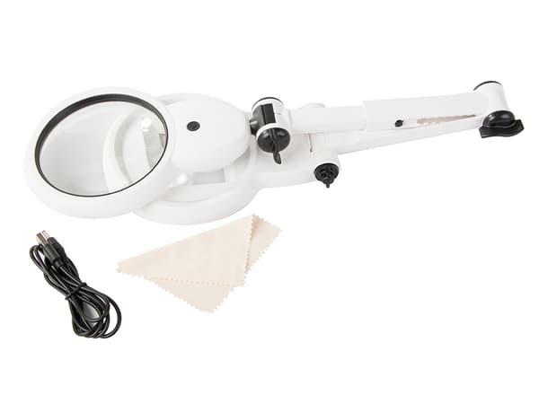 Förstoringsglas - 12x Förstoring & LED-lampa