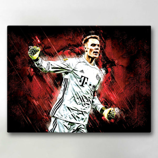 Lærredsbillede / Lærredstryk - Manuel Neuer - 40x30 cm - Lærred