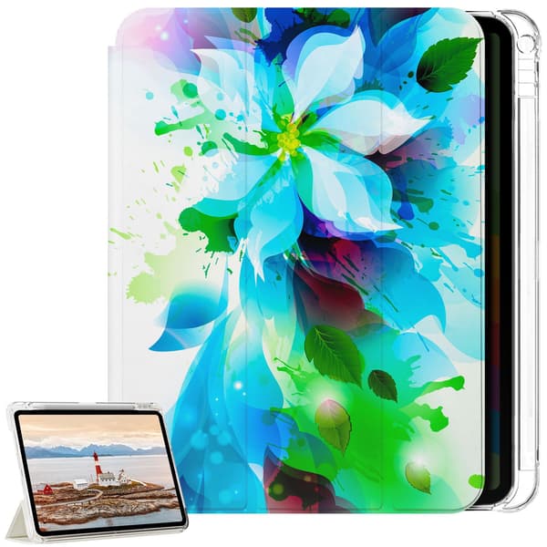Deksel til iPad Mini 6th gen / iPad Mini (A17 Pro) - A15/A17 Pro - 2021/2024 - 8.3" - Blomst