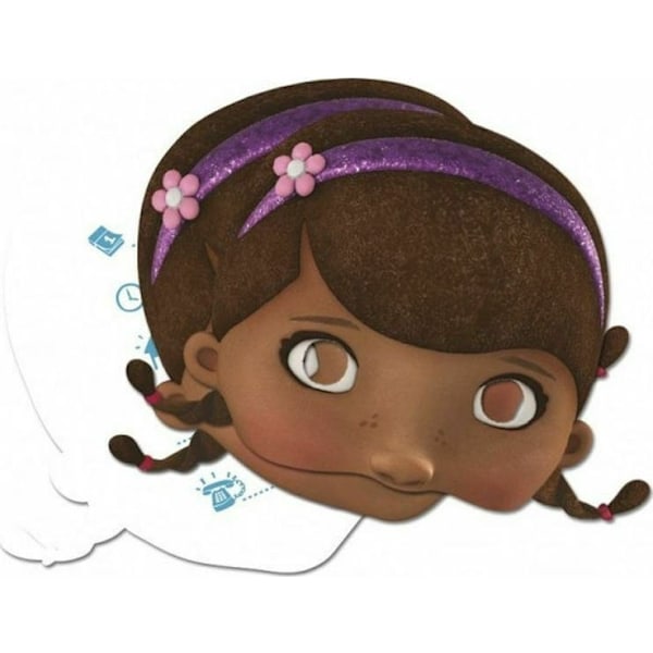 Disney Doc McStuffins 2 i 1 Inbjudan och Mask - 4 delar