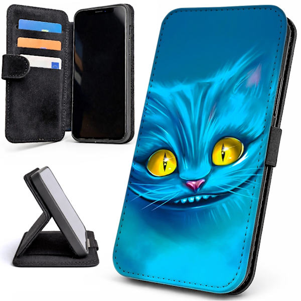 Lommebok Deksel / Mobildeksel til iPhone 16e / 17e - Cat