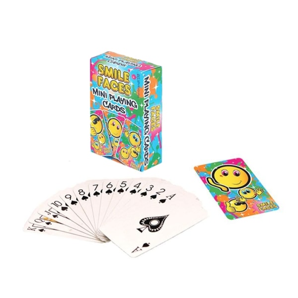 2-Pak - Mini Kortlek / Spelkort - Kortlek til Rejse - Spil