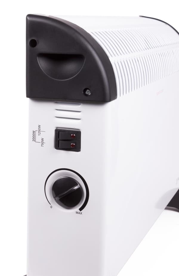 Konvektorelement 750/1250/2000W vit