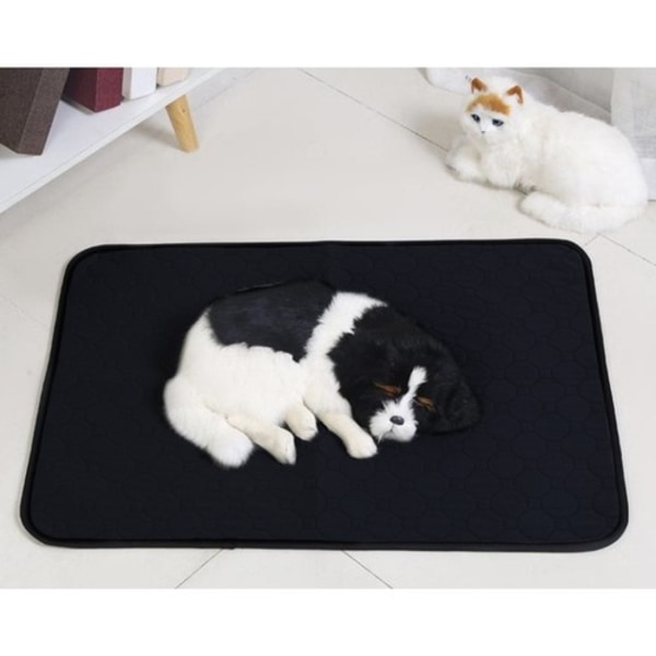 Underlag / Matte for Hund & Katt - 70x50cm Black