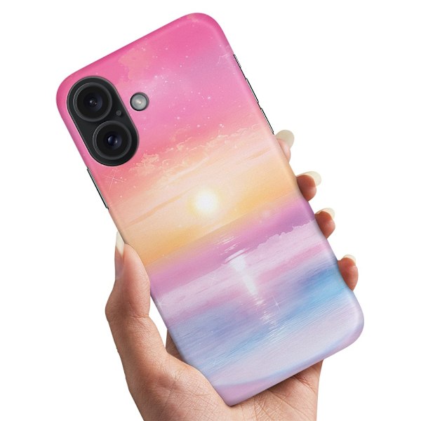 Deksel / Mobildeksel til iPhone 16 - Sunset
