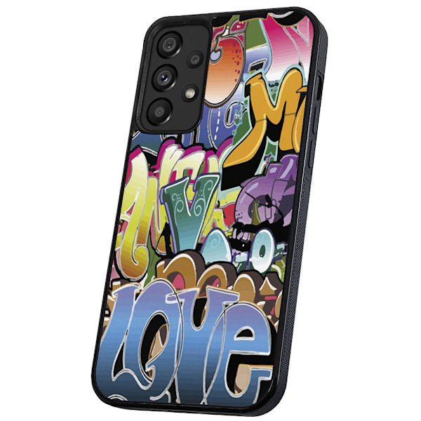 Samsung Galaxy A33 5G - Skal/Mobilskal Graffiti multifärg