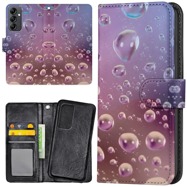 Samsung Galaxy S23 FE - Plånboksfodral/Skal Bubblor