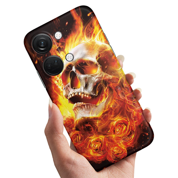 OnePlus Nord 3 5G - Cover/Mobilcover Burning Skull
