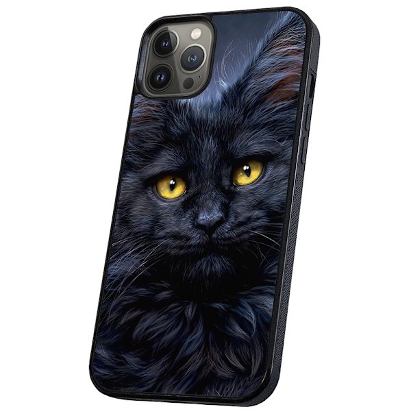 iPhone 11 Pro - Deksel/Mobildeksel Svart Katt