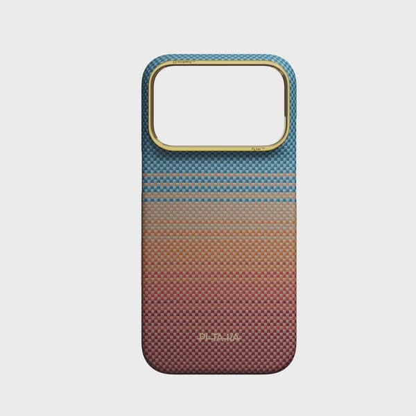 Pitaka Edge MagSafe Fodral iPhone 18 Pro/17 Pro Sunset 2.0