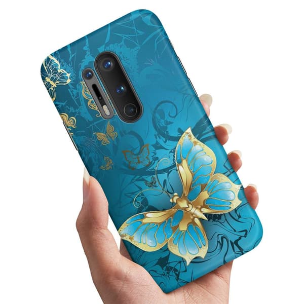 Deksel / Mobildeksel til OnePlus 8 Pro - Sommerfugler