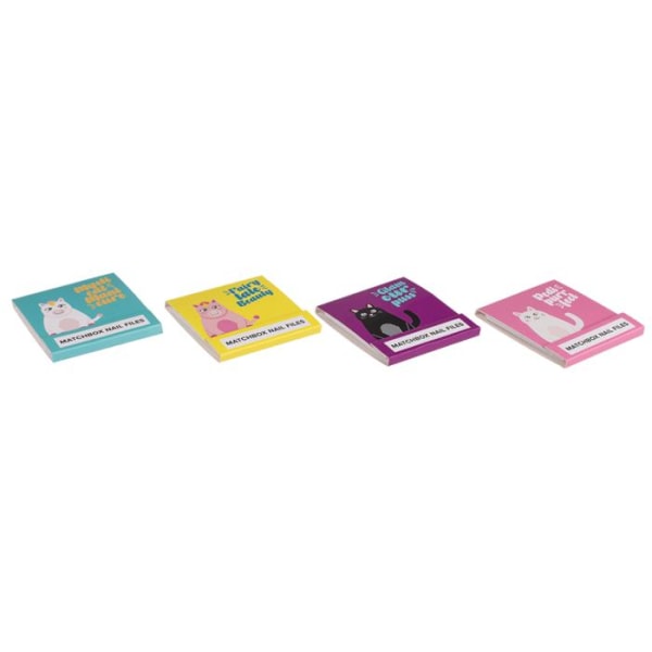 6-Pack - Nagelfil för Barn - Fil för Naglar multifärg