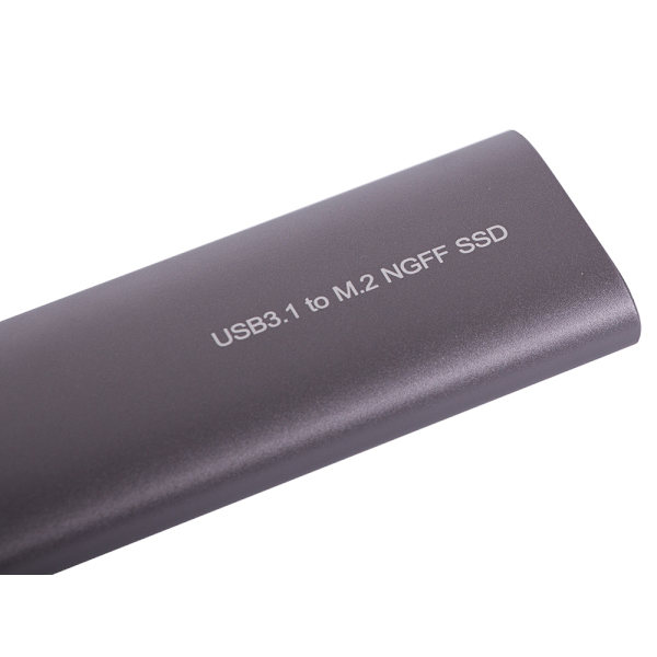 USB 3.1-kabinett för intern M.2 SSD Silver