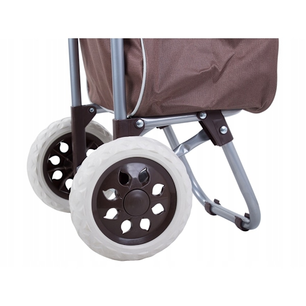 Handlevogn / Trillebag – Rulleveske Brown