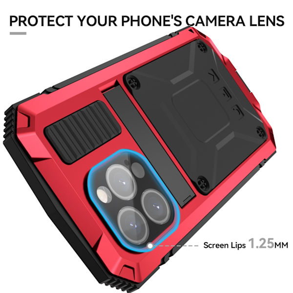 iPhone 15 -sarja - Shockproof Kuori/Puhelinkuori – Vedenpitävä iPhone 15 Pro Max