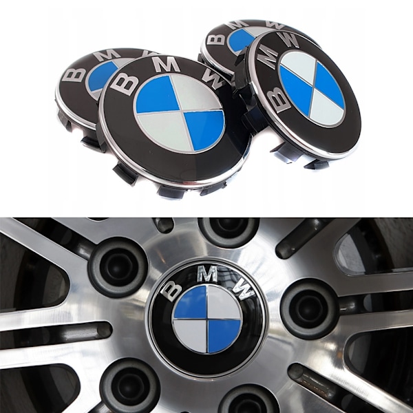 4-Kpl - BMW Keskimerkki - Auto 56 mm