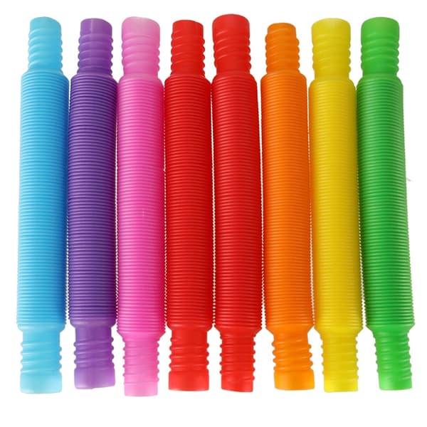 Pop Tubes – Sensoriske fidget-leker i 8-pak