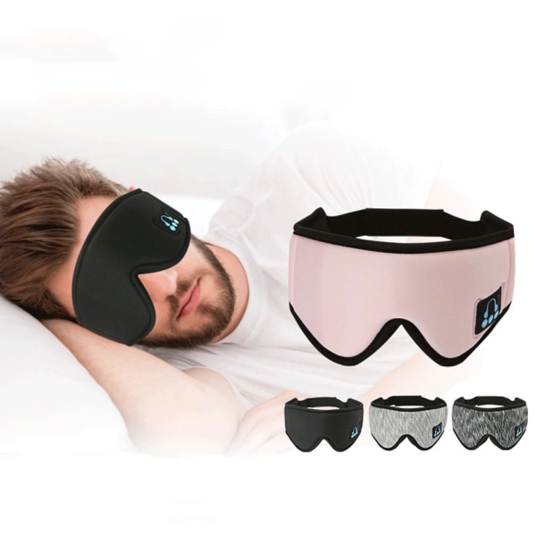 Sovhovedtelefoner - Sove maske - Øjenbindel med hovedtelefoner Black