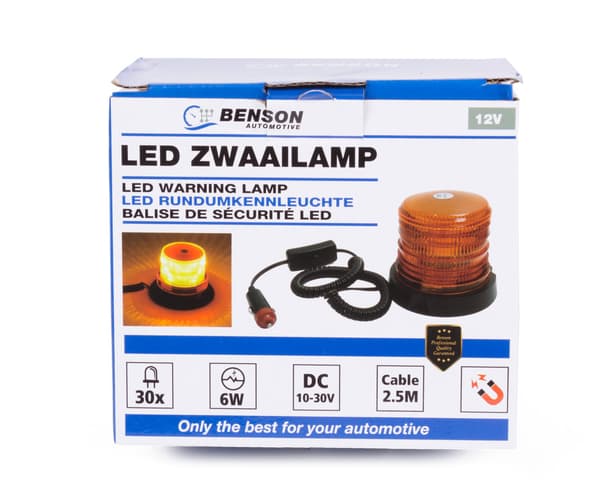 Varningslampa LED orange 12V