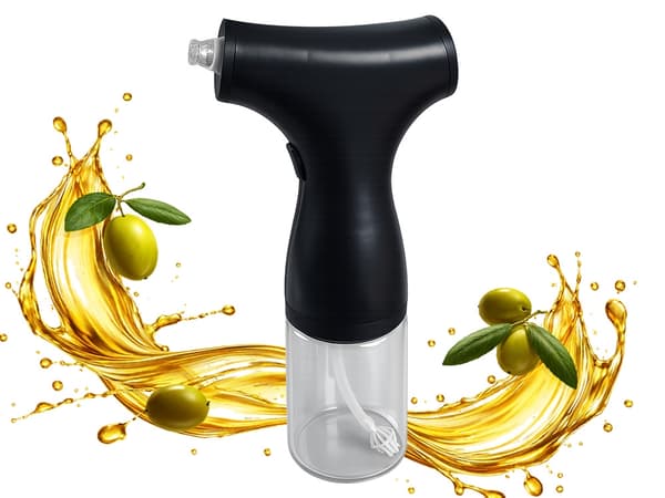 Oljedispenser sprayflaska 200 ml glas Black