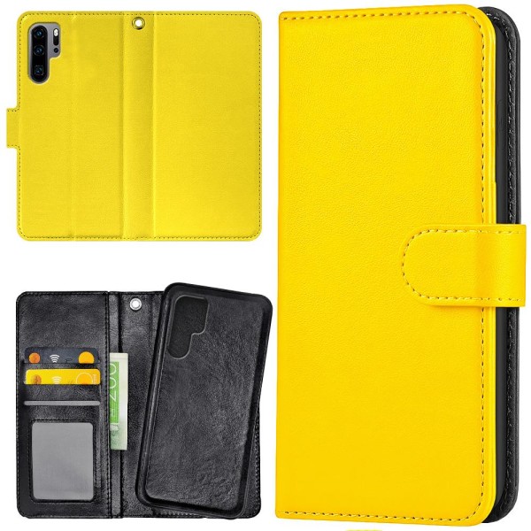 Samsung Galaxy Note 10 - Lommebok Deksel Gul Yellow