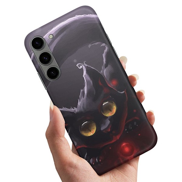 Samsung Galaxy S23 - Deksel/Mobildeksel Svart Katt