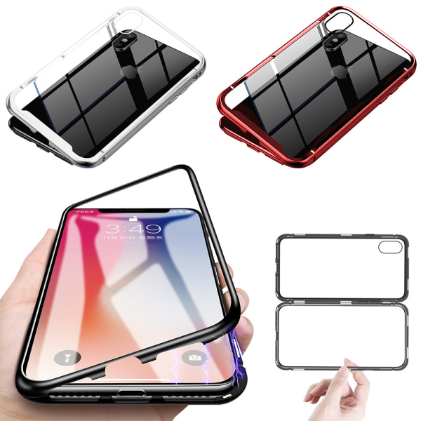 iPhone 6/6s Plus - Magnetskal / Skal / Mobilskal - 3 Färger Röd
