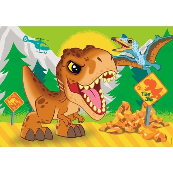 Dinosaurieutforskare 2x20 bitars pussel