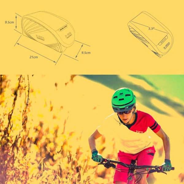 Mobilhållare / Förvaringslåda för Cykel - Blå Blå