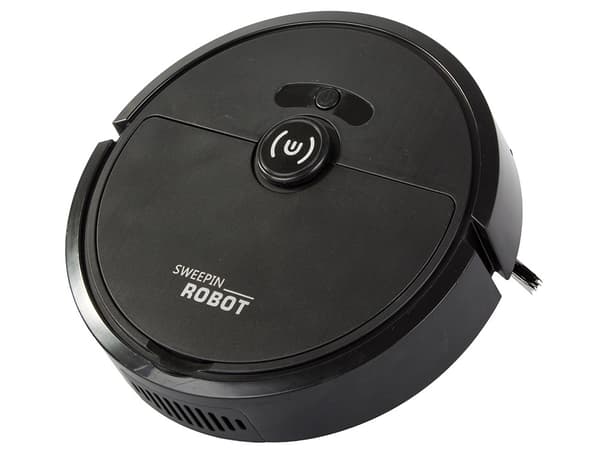 Robotdammsugare med Moppfunktion - Städrobot Svart