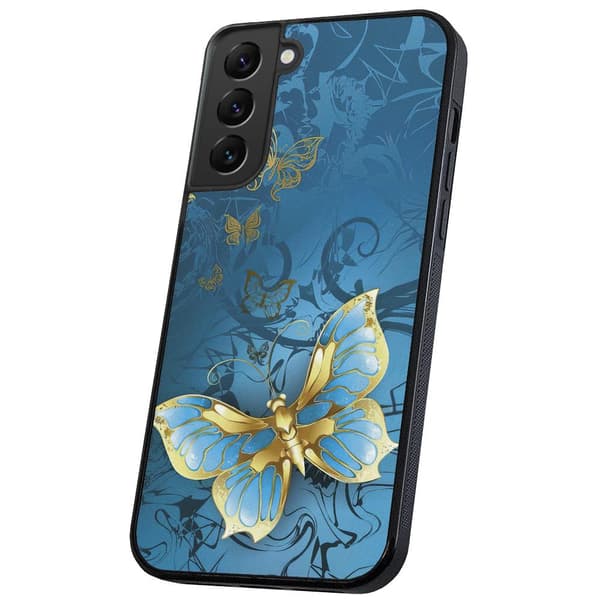 Samsung Galaxy S22 - Deksel/Mobildeksel Sommerfugler