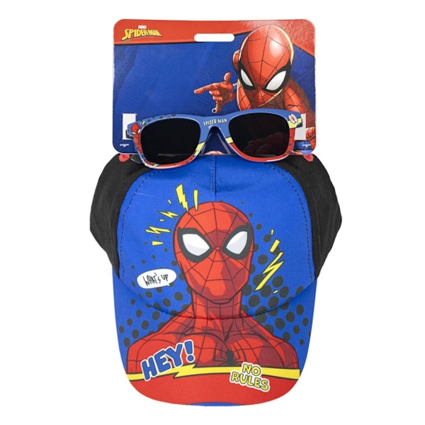 Spider-Man solglasögon och keps-set utan regler